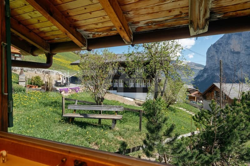 Charming 3-room holiday apartment with panoramic views in Gimmelwald near Mürren (7)