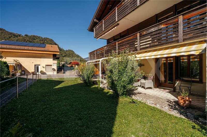Attraktive 3.5-Zimmer-Parterrewohnung mit Gartenterrasse in Wilderswil (9)
