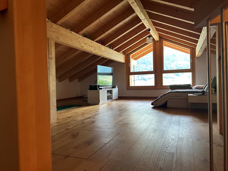 Modern 4.5 room apartment with a view of the Kandertal mountain world (5)