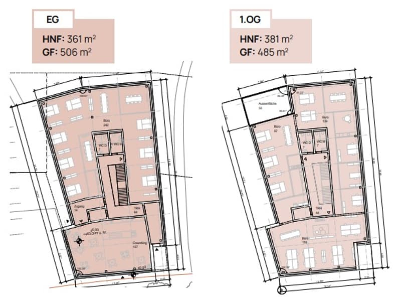 Espaces commerciaux modernes dans un immeuble neuf sur Dättnauerstrasse (5)