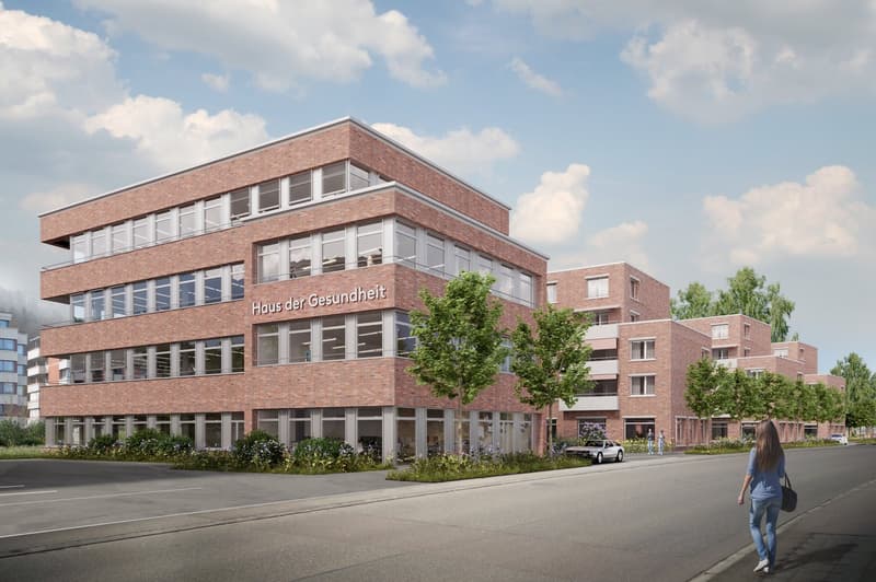 Espaces commerciaux modernes dans un immeuble neuf sur Dättnauerstrasse (1)