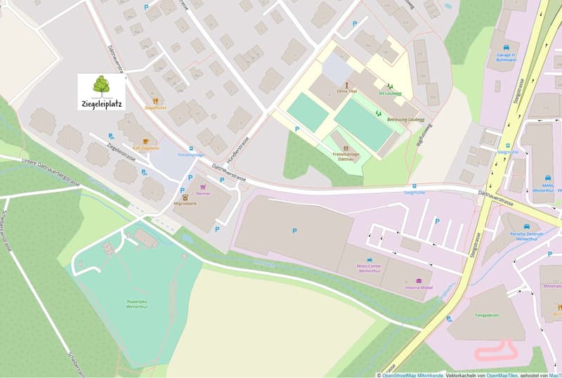 Espaces commerciaux modernes dans un immeuble neuf sur Dättnauerstrasse (4)