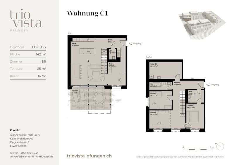 TrioVista C1 – Familienwohnen auf zwei     Ebenen | 5.5 Zimmer Neubau (5)