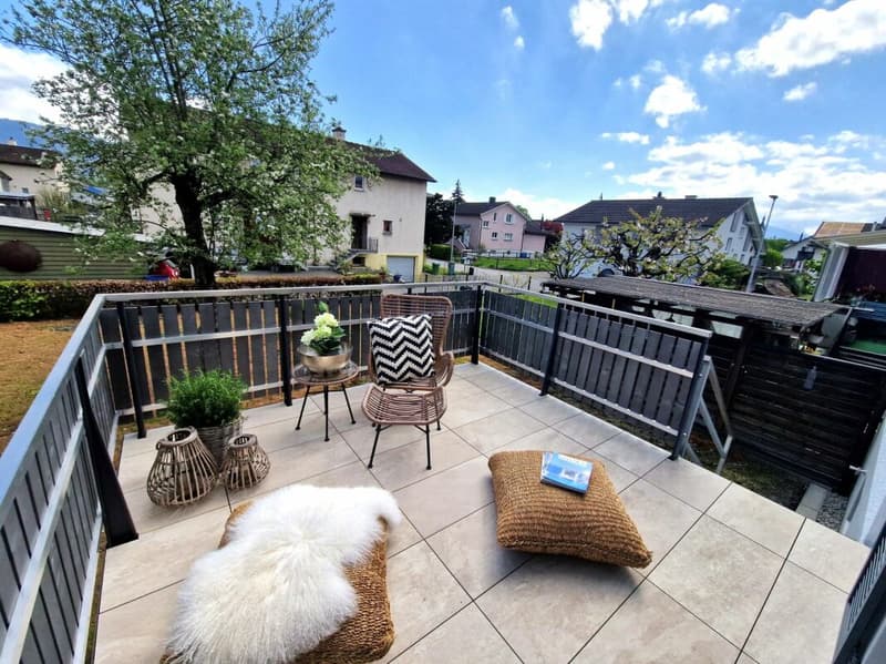 Renovated semi-detached house in an idyllic, quiet location in Widnau (1)