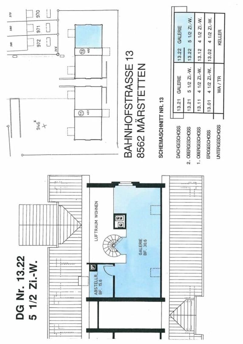 Grosszügige 5.5 Zi.- Maisonettewohnung, ca. 150m2 (14)
