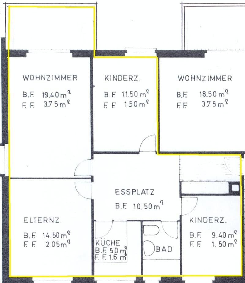 Appartement 4,5 pièces au 1er étage avec balcon (15)