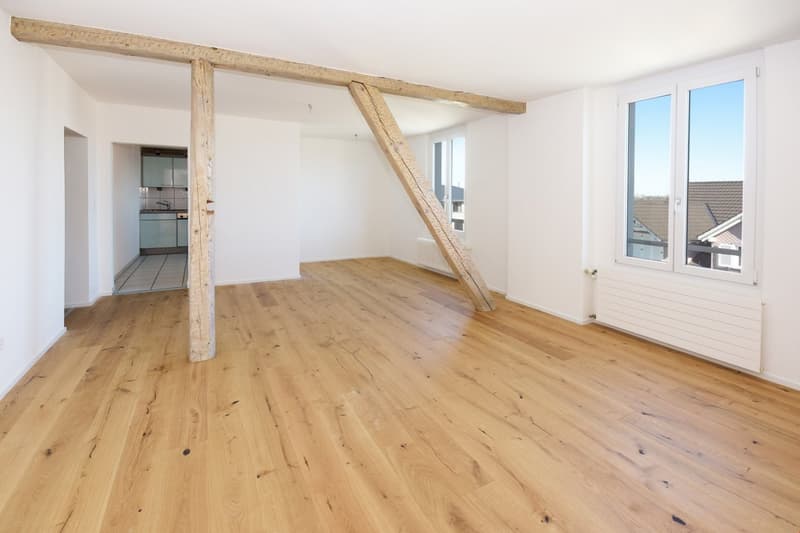 heimelige neuwertige 3.5 Zimmer-Dachwohnung 2. OG (1)