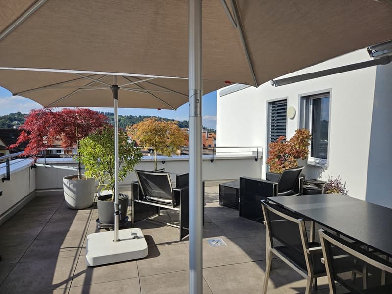 Moderne 3.5-Zimmer-Attikawohnung 86m2 mit Terrasse 93m2 und Balkon (12)