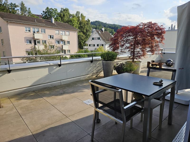Moderne 3.5-Zimmer-Attikawohnung 86m2 mit Terrasse 93m2 und Balkon (3)
