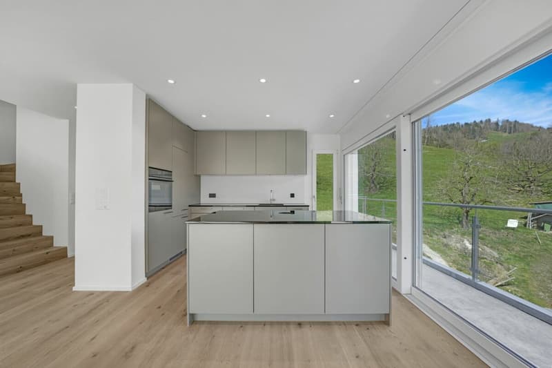 Maison mitoyenne moderne dans un environnement verdoyant avec vue sur Säntis - prête à être occupée (6)