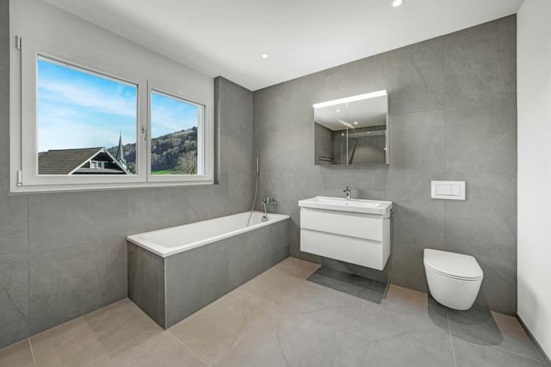Maison mitoyenne moderne dans un environnement verdoyant avec vue sur Säntis - prête à être occupée (13)