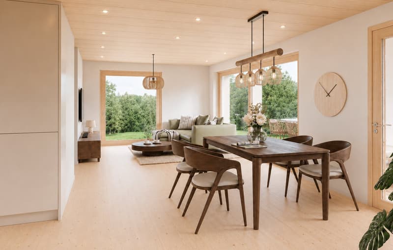 Annonce de nouvelle construction | Merveille d'espace accueillant en construction bois basse énergie selon vos souhaits (3)