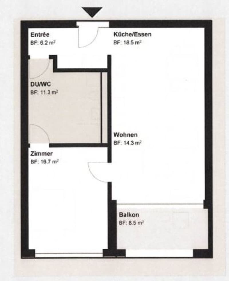 2.5 Zimmer Wohnung 67 m² (5)
