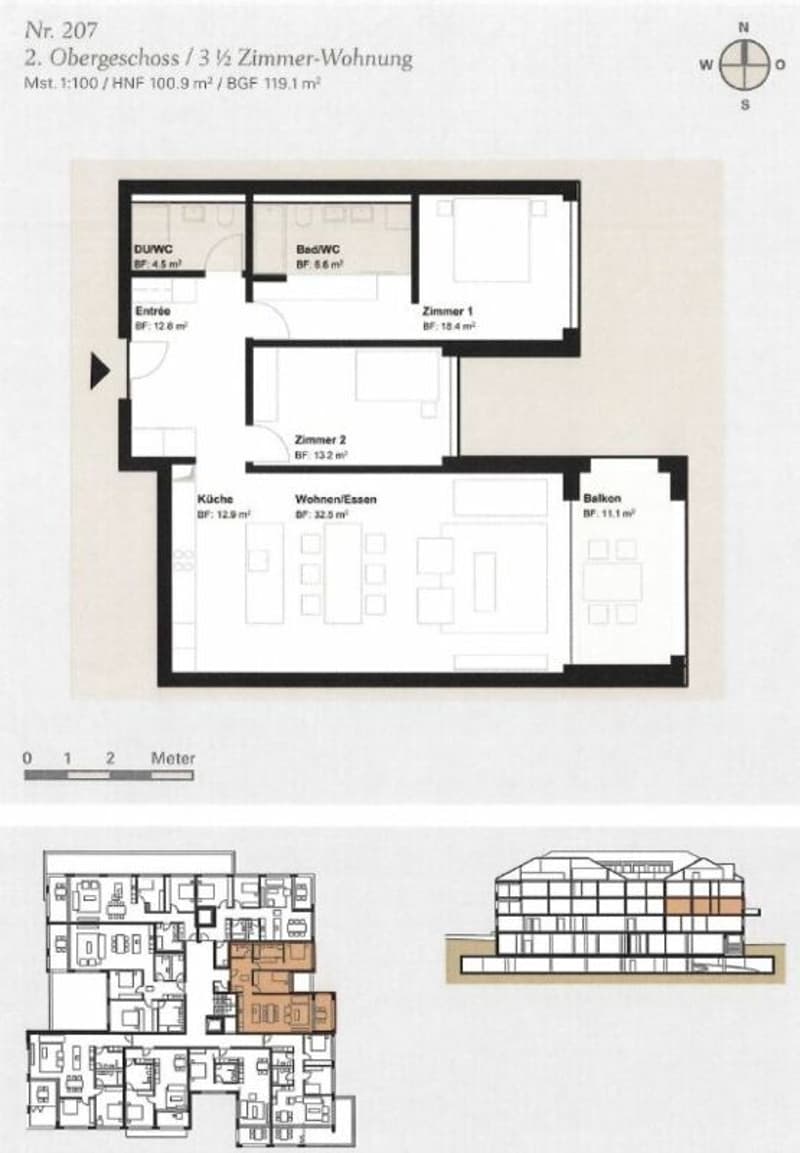 3.5 Room Apartment No. 207 (14)