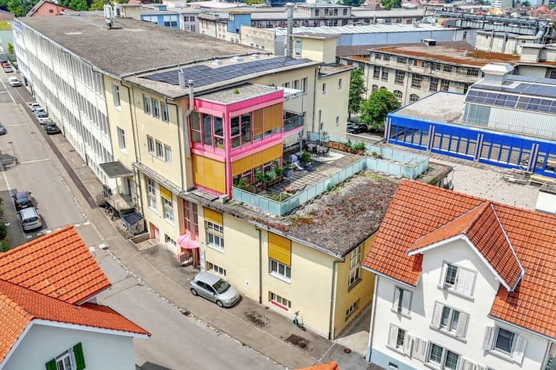Stately residential and commercial building with two large apartments and versatile commercial space in a central location (71)