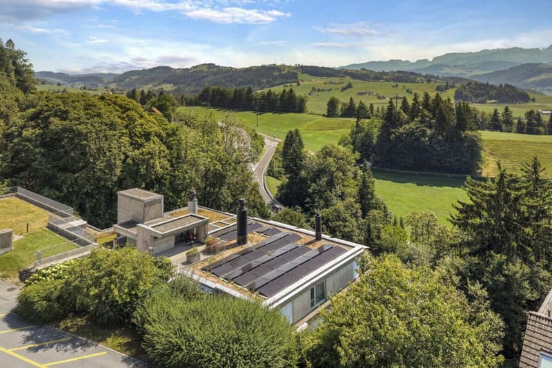 Wohnen wie im Einfamilienhaus! Riesige, gepflegte Maisonette-Wohnung mit Alpsteinpanorama und Schwimmbad (59)