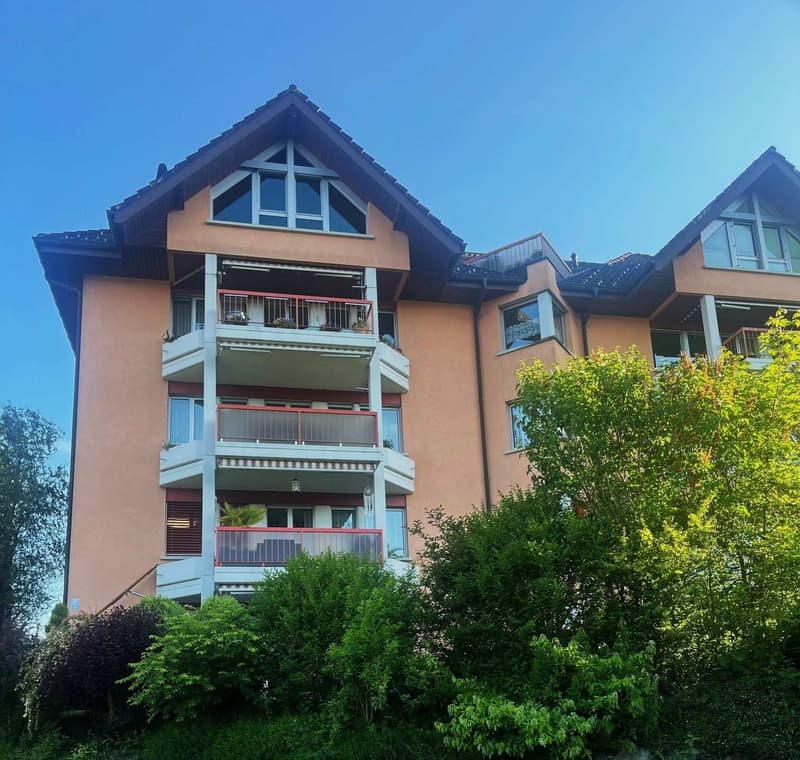 4½-Zimmerwohnung im 3. OG mit unverbaubarer Weitsicht auf See und Berge (1)