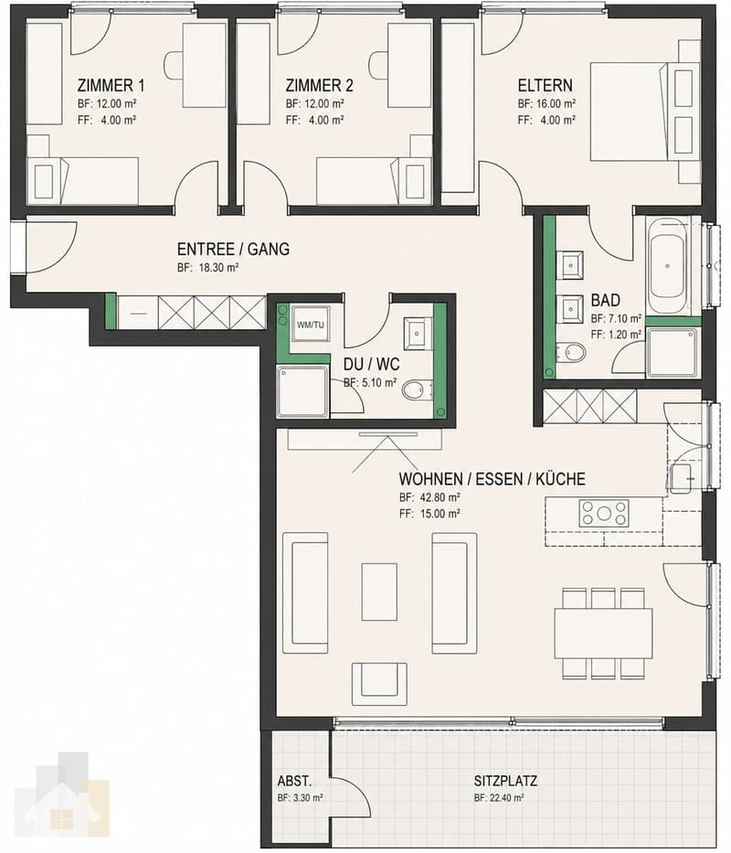 Grundrissplan
