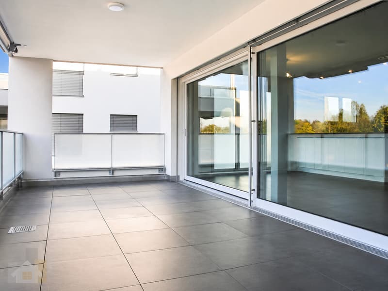 gedeckter Balkon
