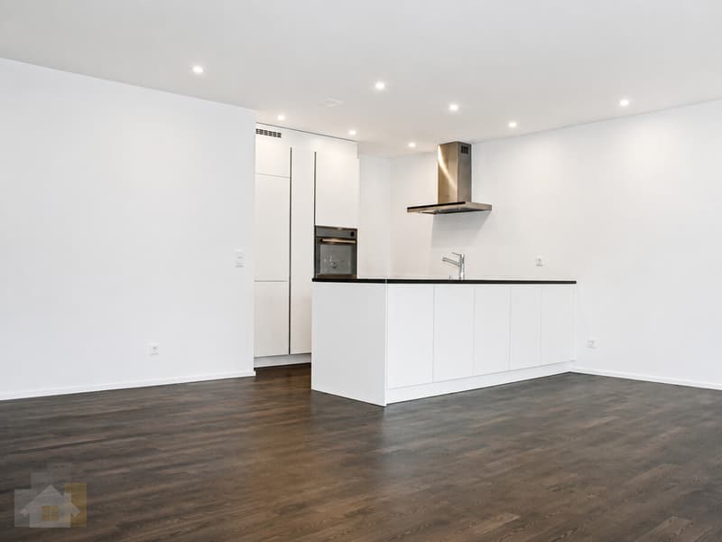 Wohnzimmer mit Küche