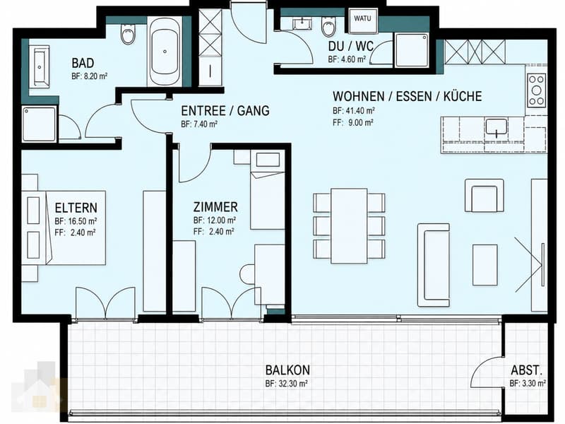 Grundrissplan