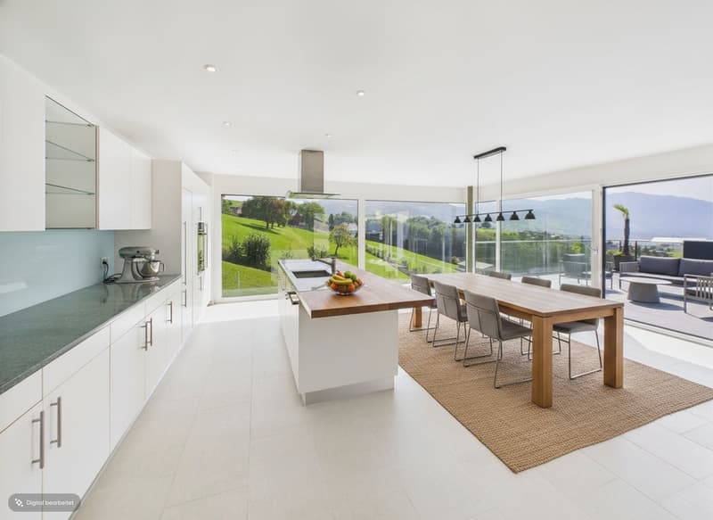 Exklusive Terrassenwohnung an wunderschöner Lage mit freier Sicht auf die Berge, die Linthebene und den Zürichsee (4)