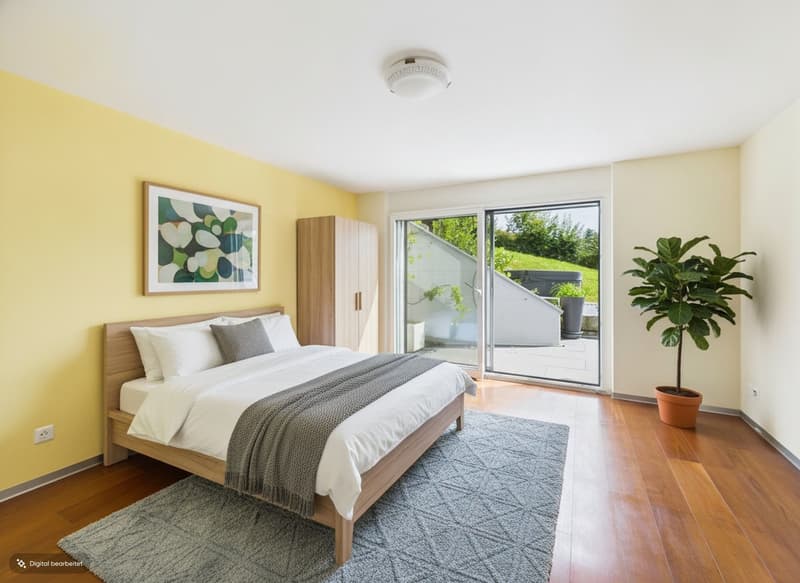 Exklusive Terrassenwohnung an wunderschöner Lage mit freier Sicht auf die Berge, die Linthebene und den Zürichsee (7)