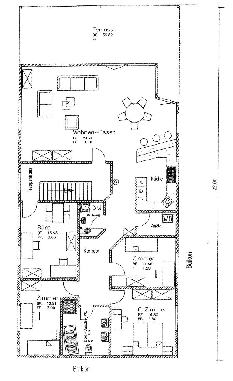 Grosszügige 5.5 Zimmer Dachwohnung mit Panoramablick und separatem Büro (12)