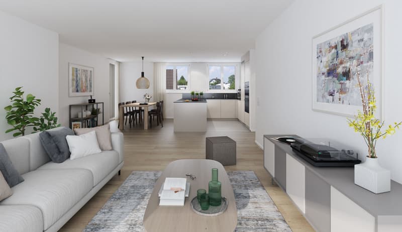 Newly built apartment in the center of Bottighofen (2)