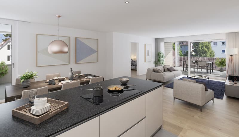 Newly built apartment in the center of Bottighofen (1)