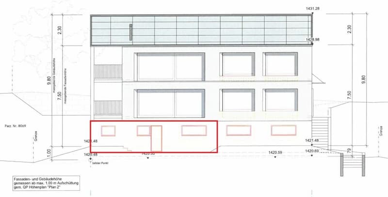 Studio nuovo luminoso con terrazza e vista panoramica a Davos Wiesen (9)