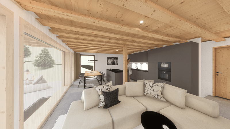 Maison mitoyenne de 5,5 pièces comme résidence principale de haute qualité (3C) à Davos Wiesen (10)