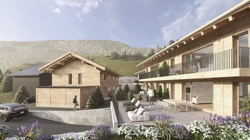 5.5-Zimmer-Doppeleinfamilienhaus als hochwertiger Erstwohnsitz (1A) in Davos Wiesen (9)
