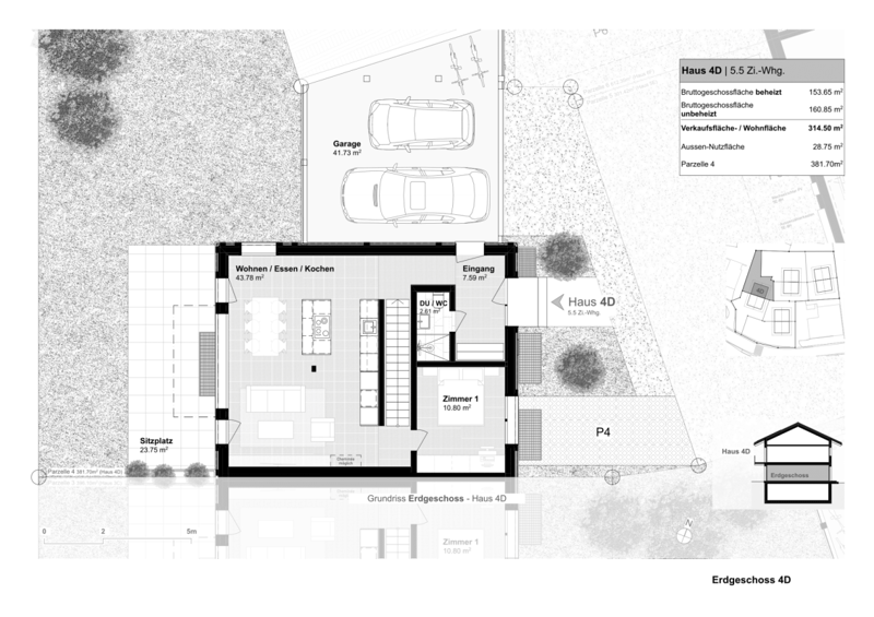 Maison jumelée 5,5 pièces comme résidence principale de haute qualité (4D) à Davos Wiesen (11)