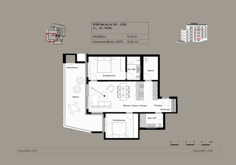 Great, spacious 3.5-room apartment for locals (6)