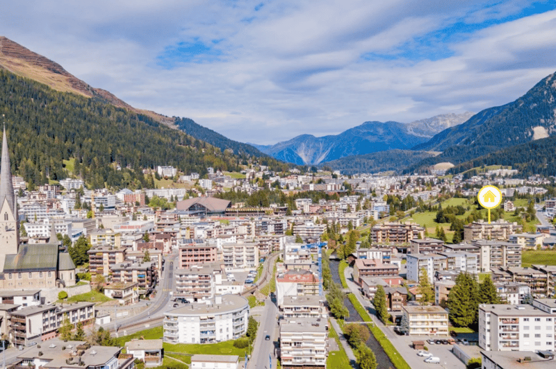 Incantevole appartamento arredato di una stanza a Davos Platz (7)