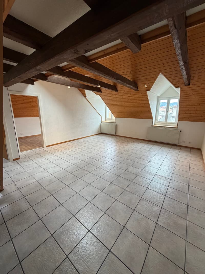 Duplex de 3,5 pièces situé au 5ème étage est (2)
