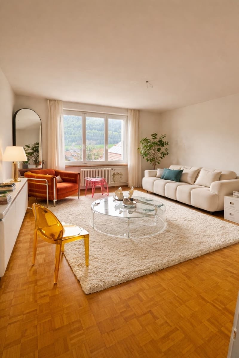 Appartement de 3 pièces dans un quartier calme et proche du centre... (1)