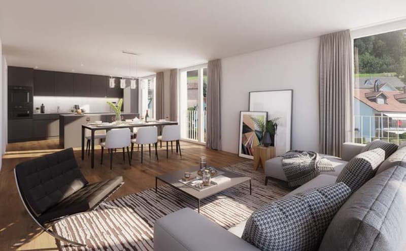 Now available again! - 3.5-room apartment at Schleufenberg (1)