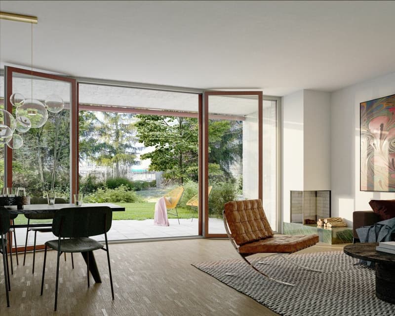 Lumière & Espace habitation moderne à Frauenfeld (4)