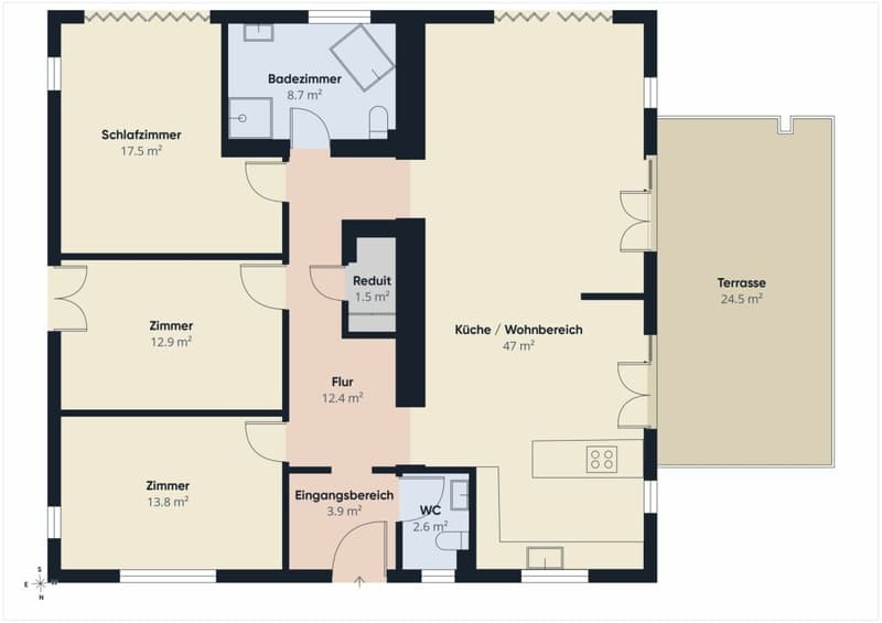 Exklusive Familienwohnung im ruhigem Wohnquartier zentral (12)