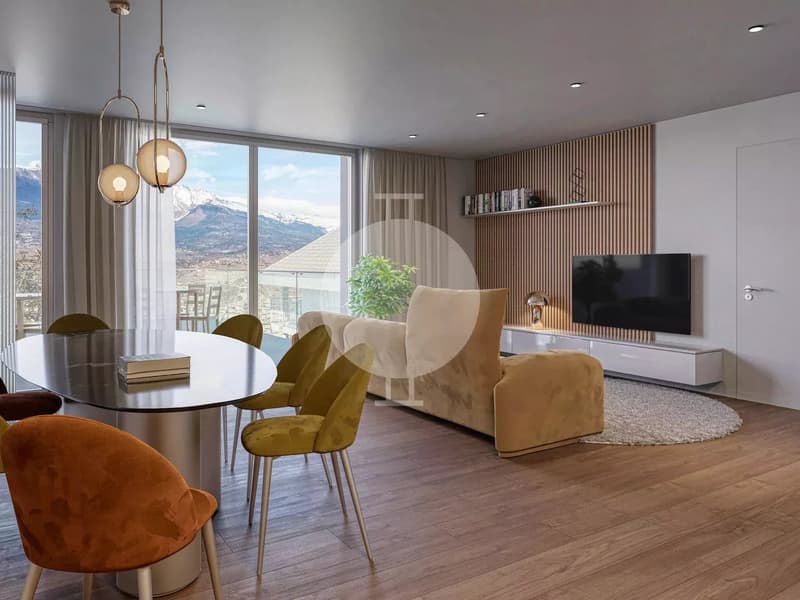 Appartement neuf 3.5 pièces ? Vue panoramique à Turin (Salins) (2)