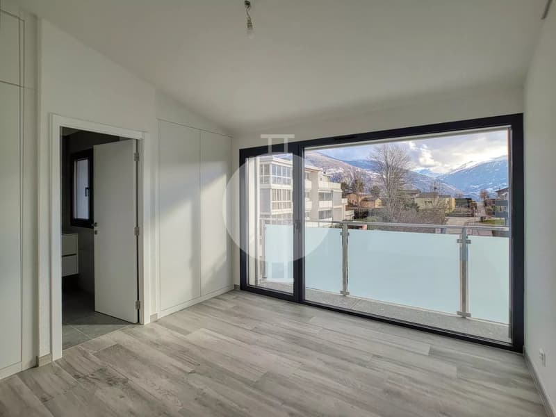 Beautiful contemporary semi-detached villa in the village of Grimisuat (11)