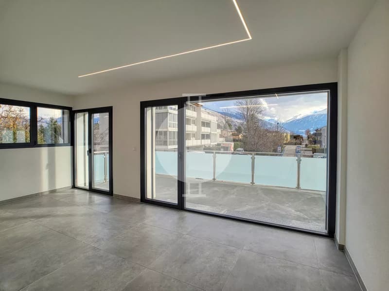 Beautiful contemporary semi-detached villa in the village of Grimisuat (5)