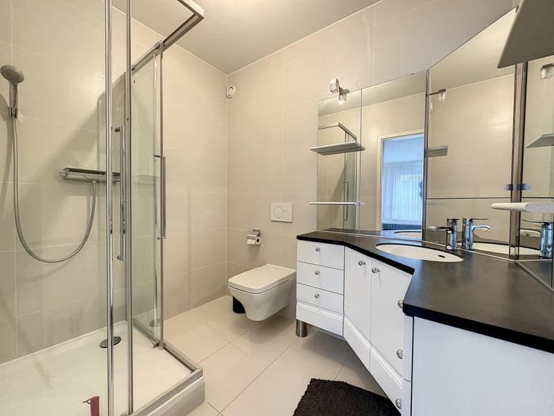 Grande chambre avec salle de bain dans colocation situé au Petit Lancy (2)