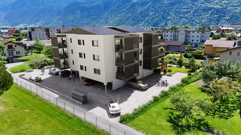 Vue 3D - Façades Nord et Ouest
