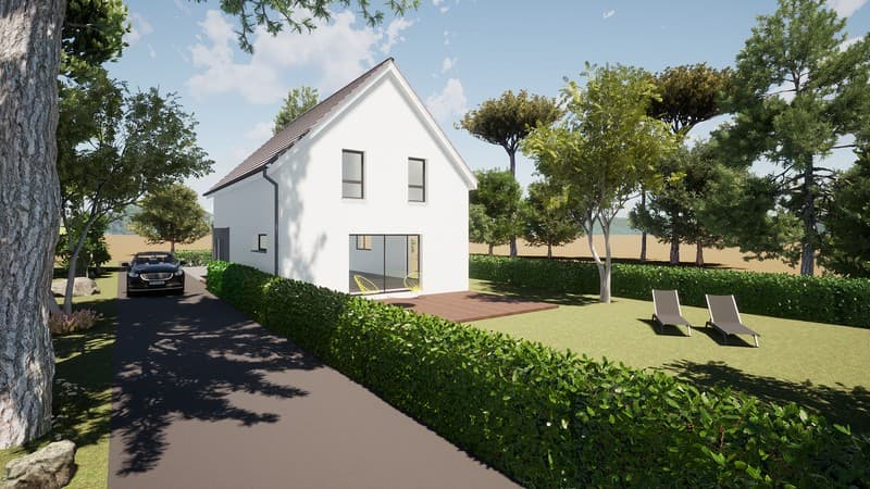 Bau Projekt in Hésingue mit herrlicher Situation (2)