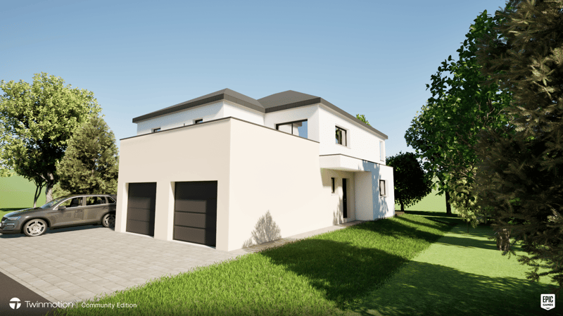 Wohnungs BauProjekt in Sierentz neben Bahnof richtung Basel (2)