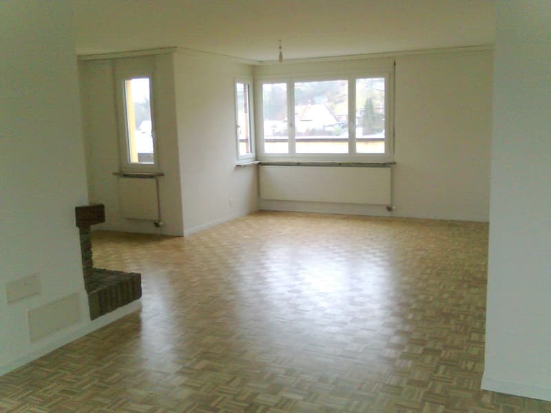 Grosse Terrasse, moderne Küche offen zu Wohnzimmer (2)