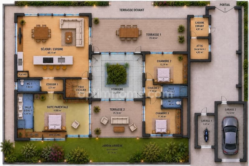 VILLA D'ARCHITECTE SUR PILOTIS - EXCLUSIVITÉ & ESPRIT YACHTING (6)
